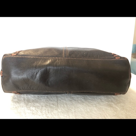 ILI Brown leather hobo style bag - Picture 3 of 6